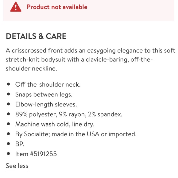 •Sold in Bundle• Striped Off the Shoulder Bodysuit - Picture 6 of 8